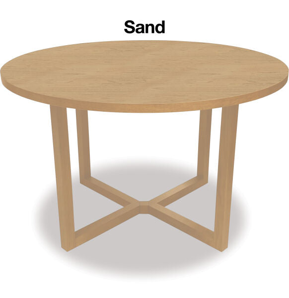 Connect 1200 Round Table Sand Tokyo Leg