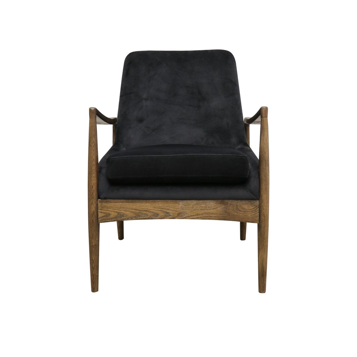 Morley Arm Chair Blue Velvet