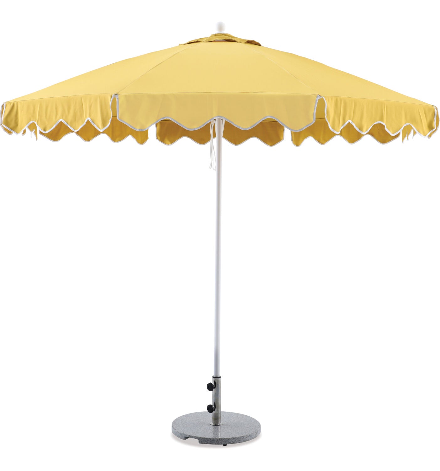 Zest Round Umbrella Mustard Yellow 2.7m
