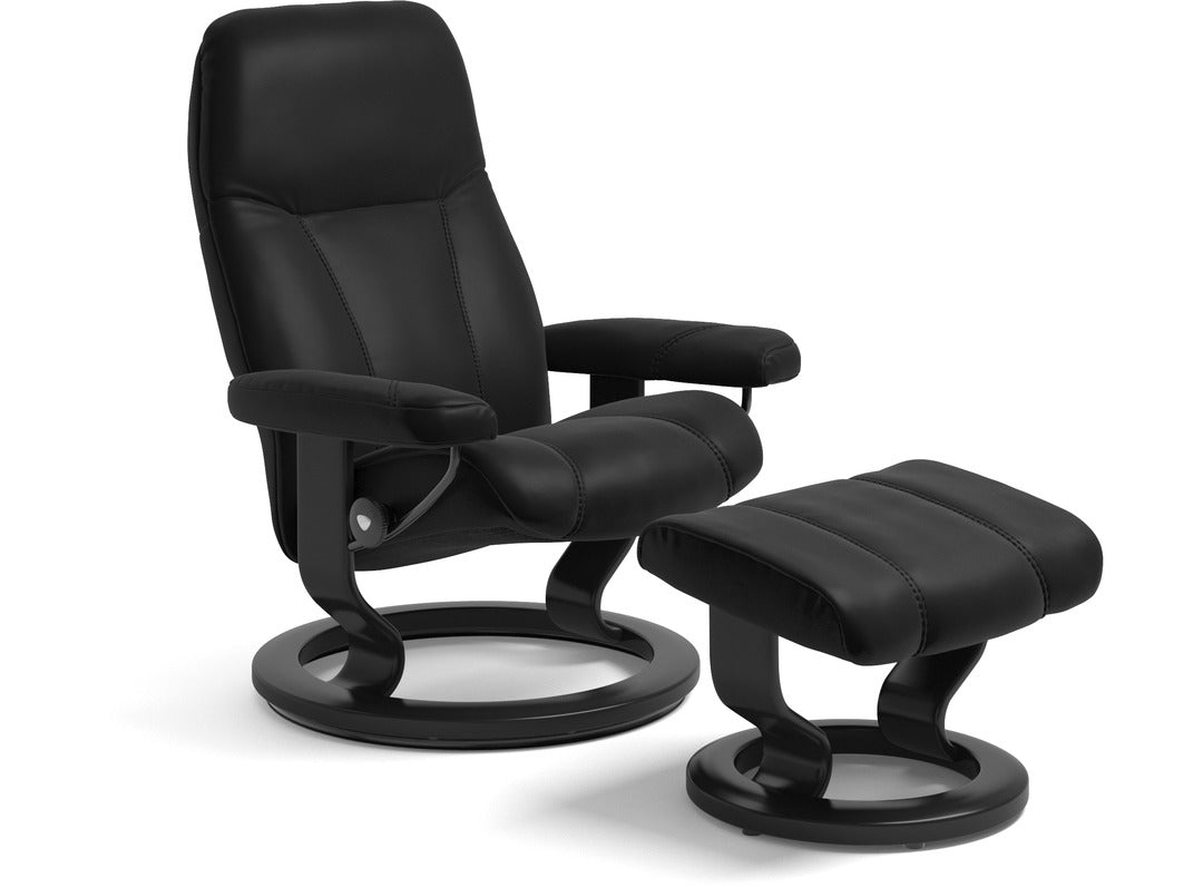 Stressless Consul Large Black