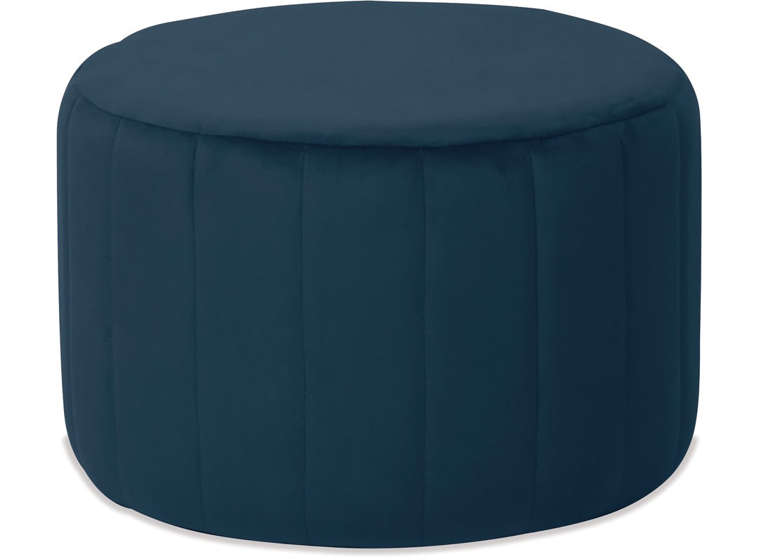 Emma Ottoman Blue