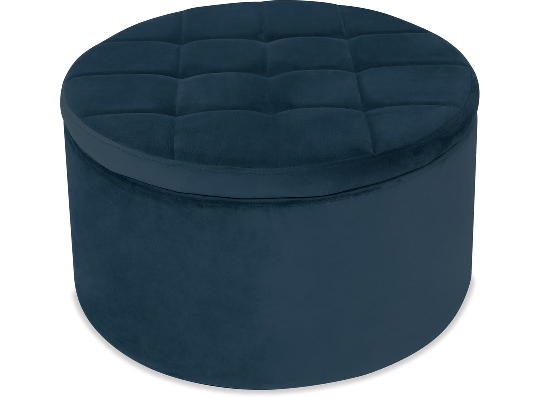 Ottoman With Storage Blue