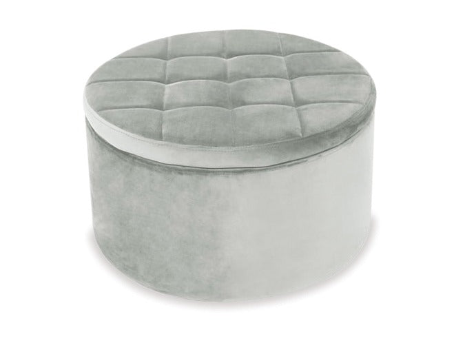 Ottoman With Storage Grey