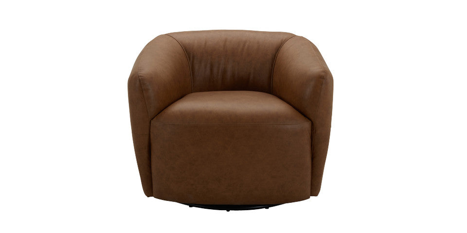 Luigi Swivel Armchair Dakota Tan