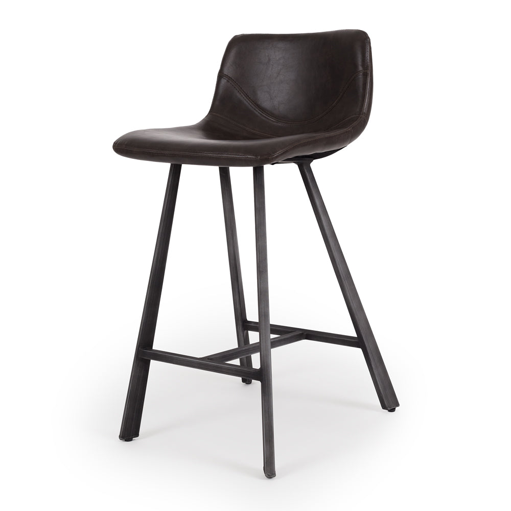 Rustic Barstool Brown