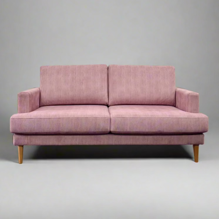 Alex 2.5 Seater — Pink Cord