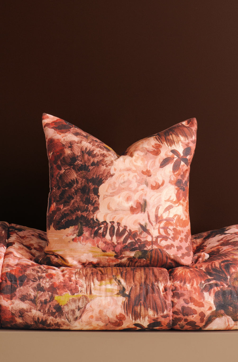 Floresta Merlot Cushion 55x55cm