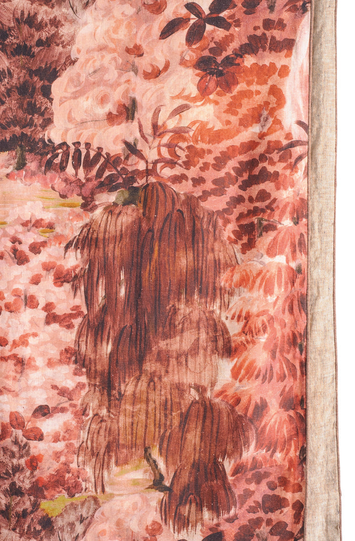 Floresta Merlot Throw 240x135