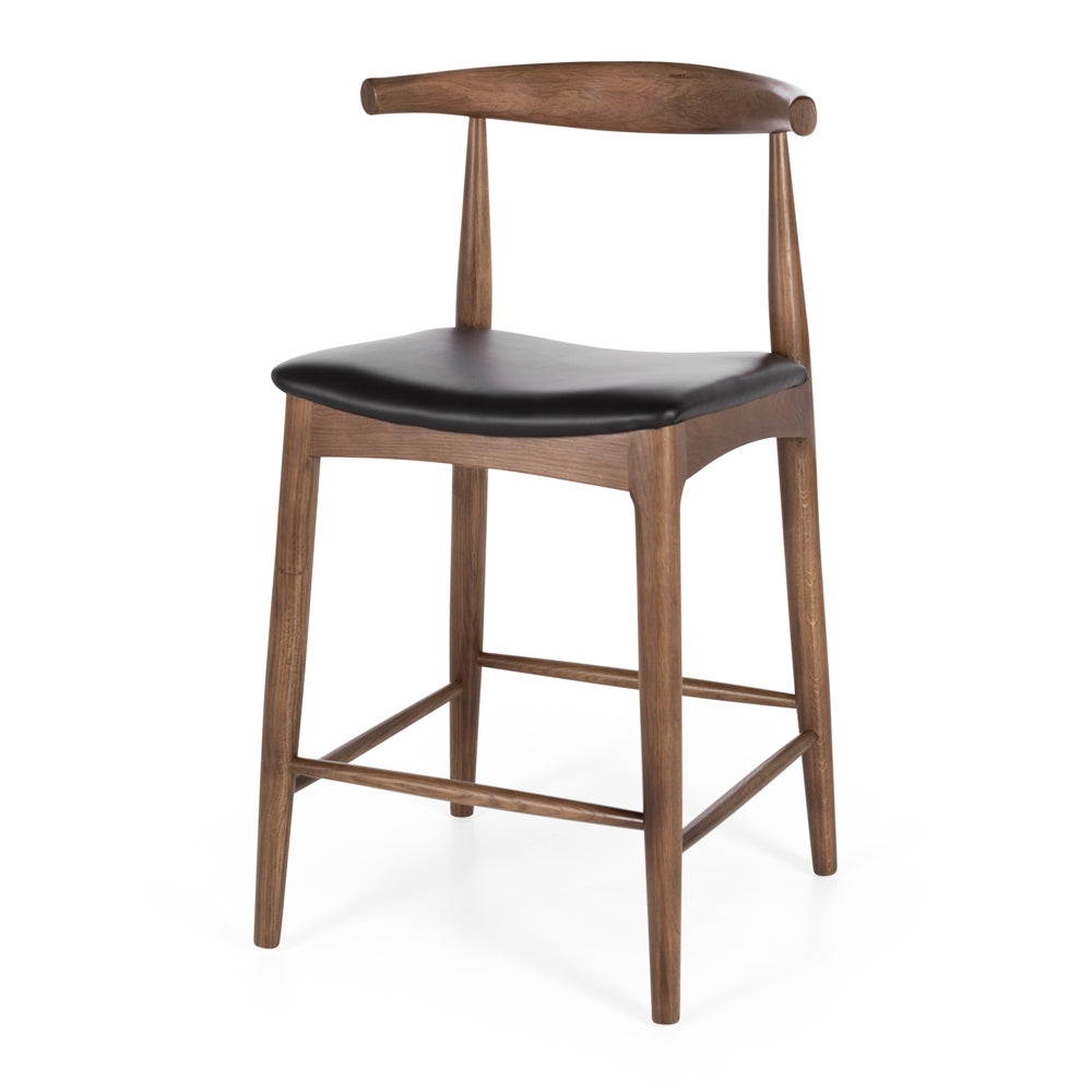 Elbow Barstool Deep Oak