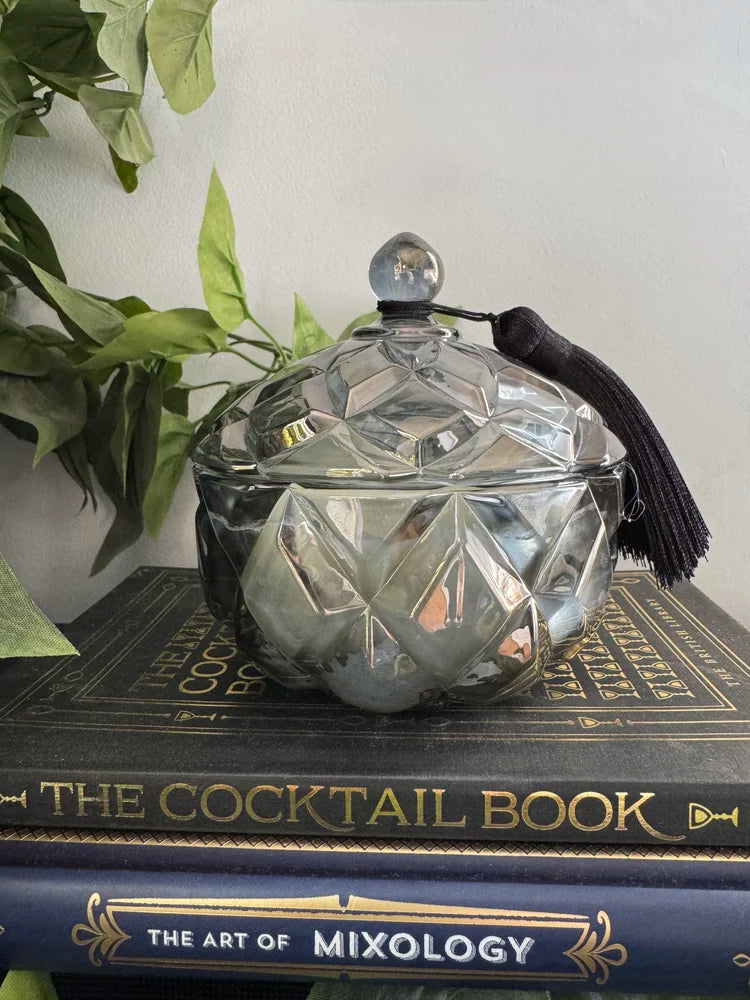 Stella Candle Small, Gunmetal