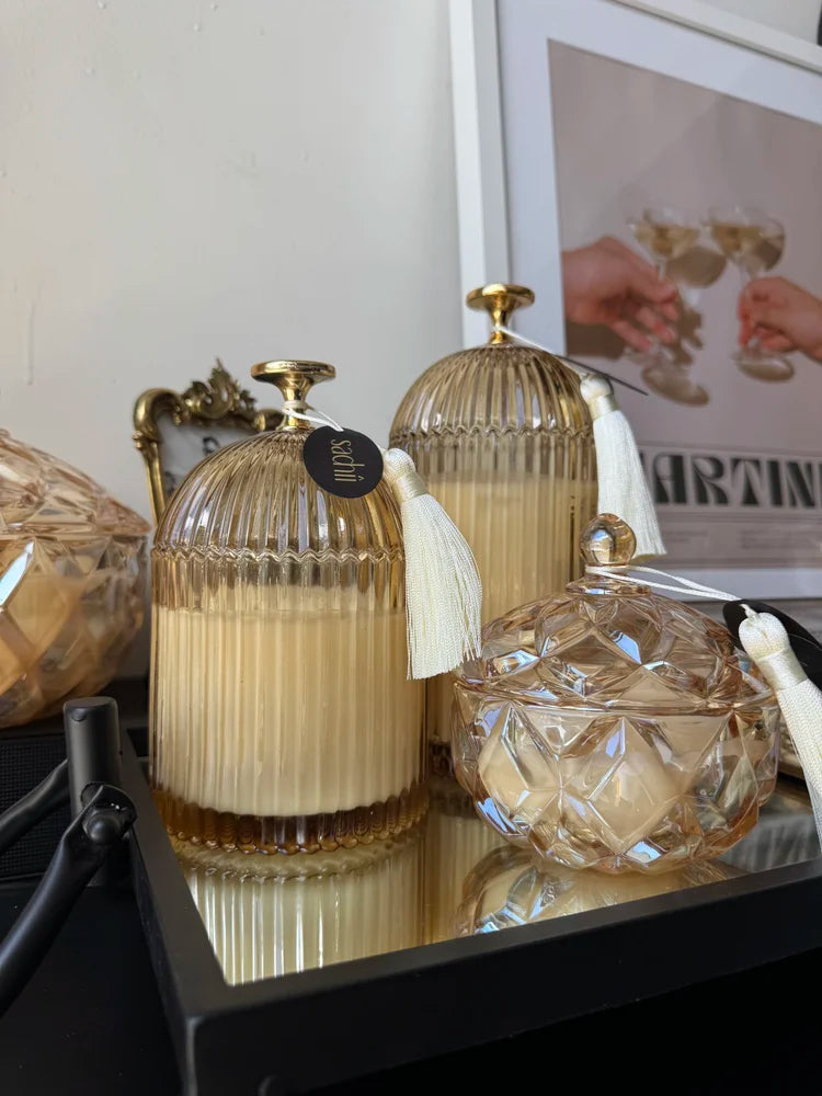 Florence Candle Large, Dusty