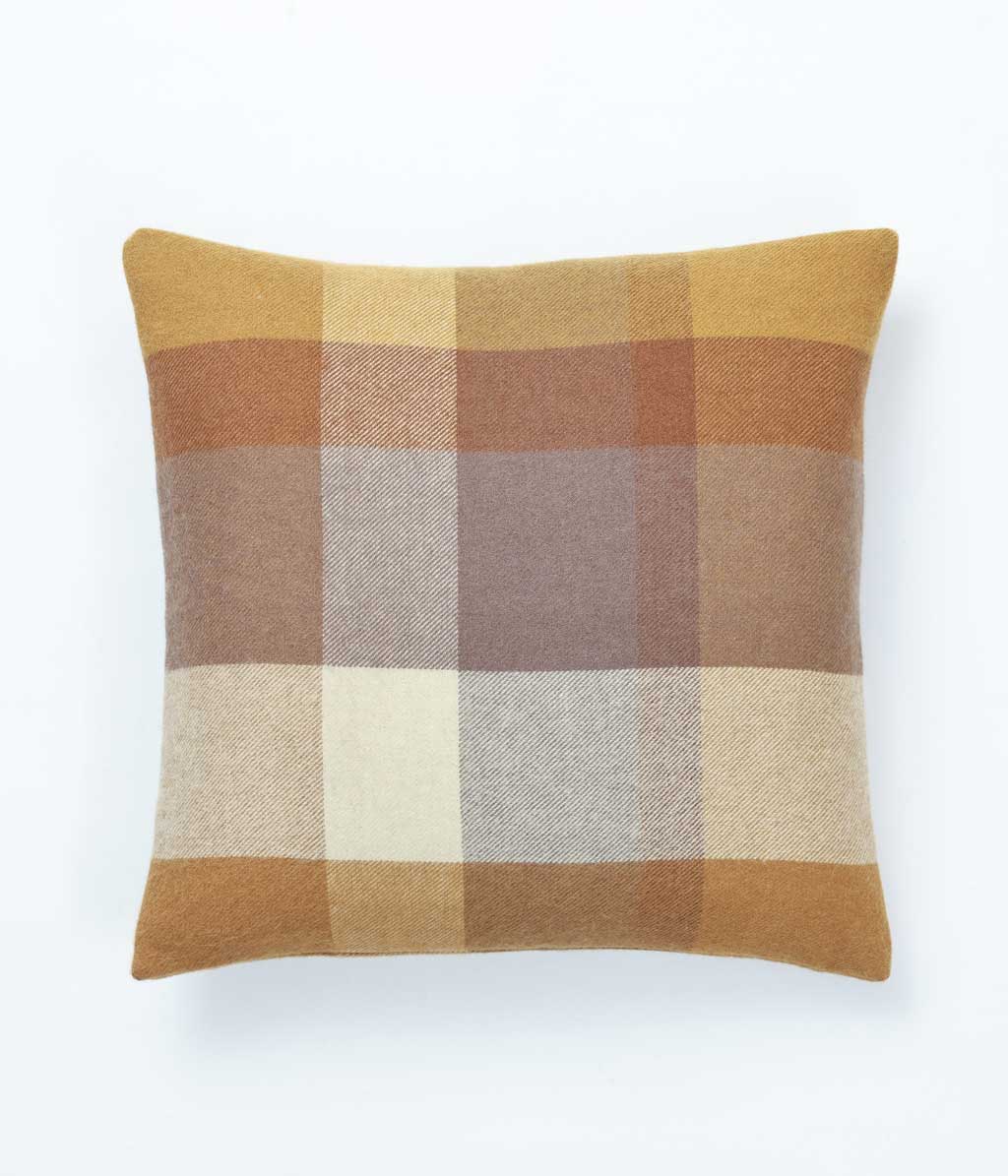 Lodge Lambswool Cushion, Canyon