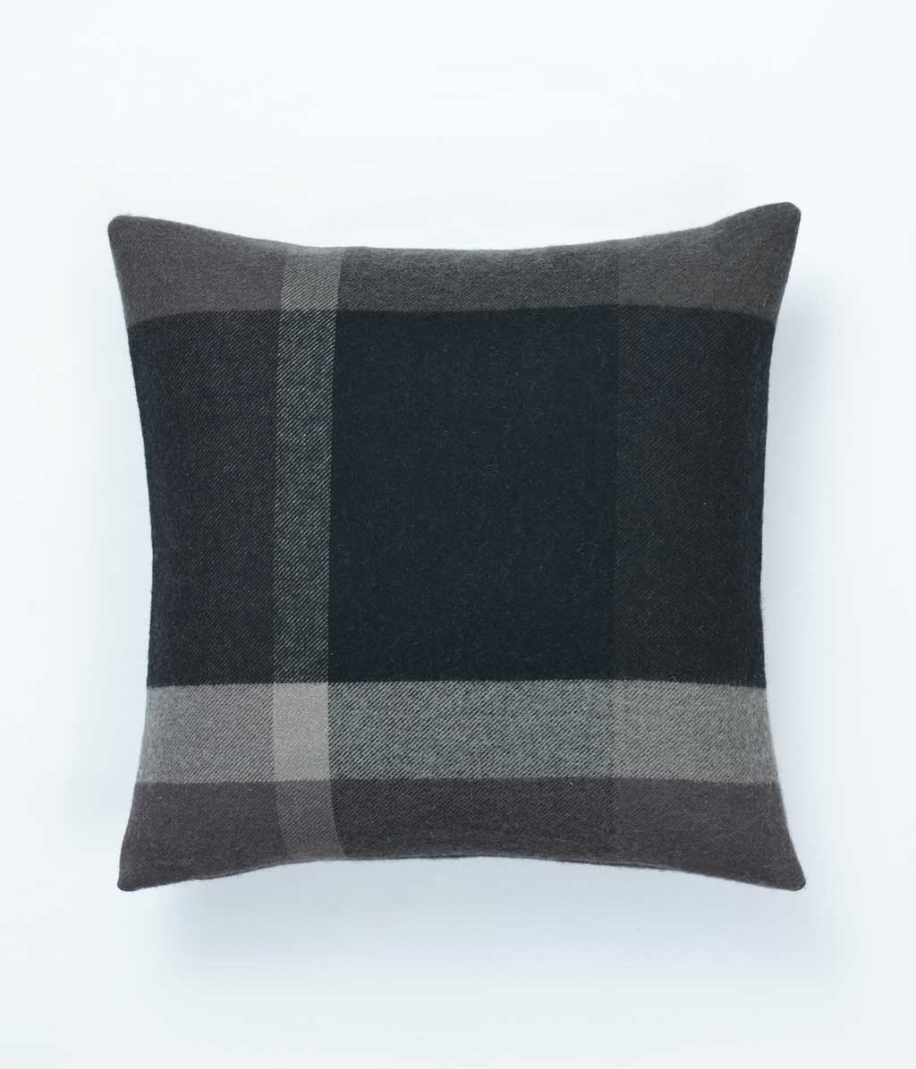 Lodge Lambswool Cushion, Schist