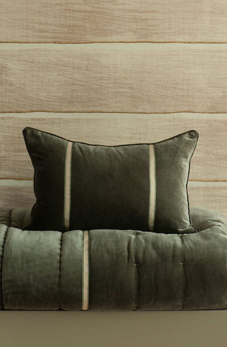 Luchesi Cushion, Olive