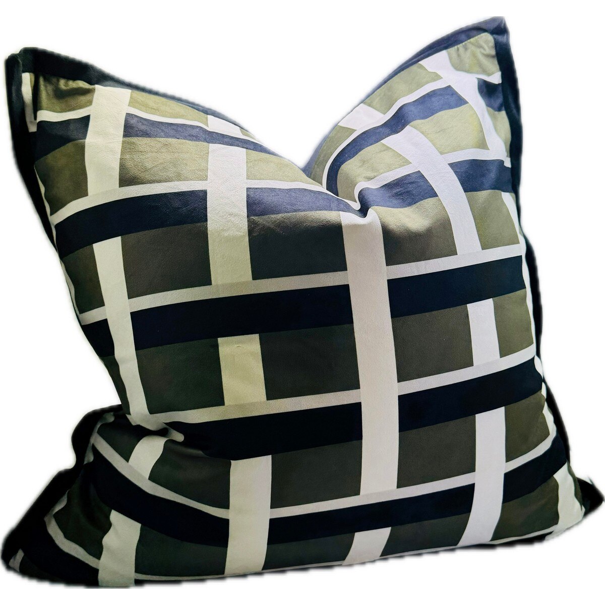 Green Velvet Cushion 55x55