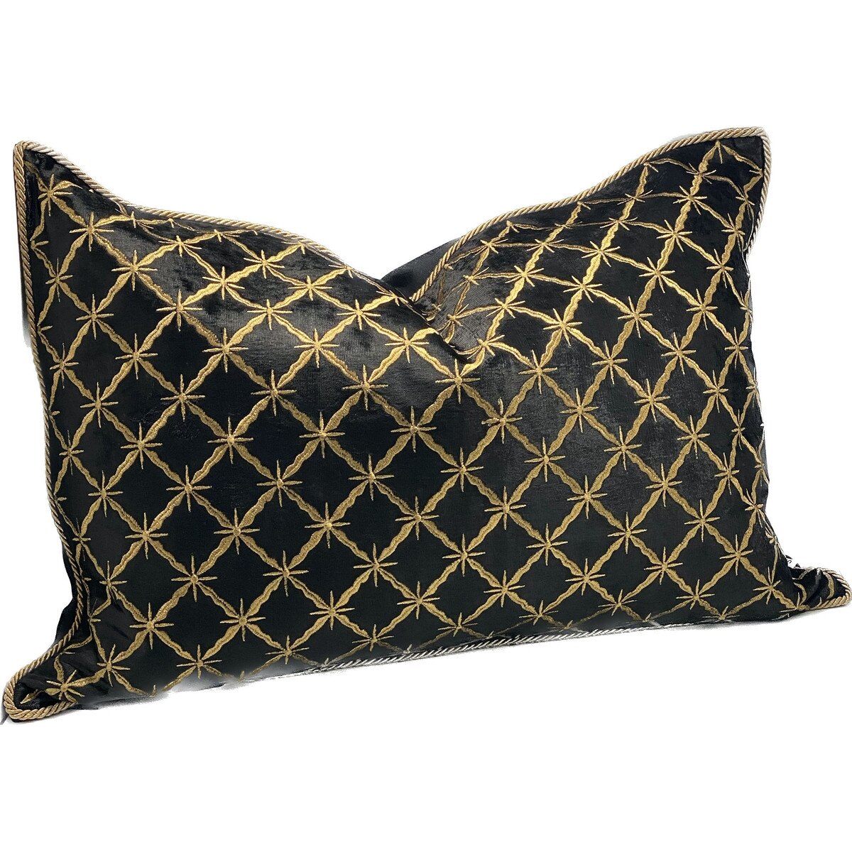 Black/Gold Cushion 45x65