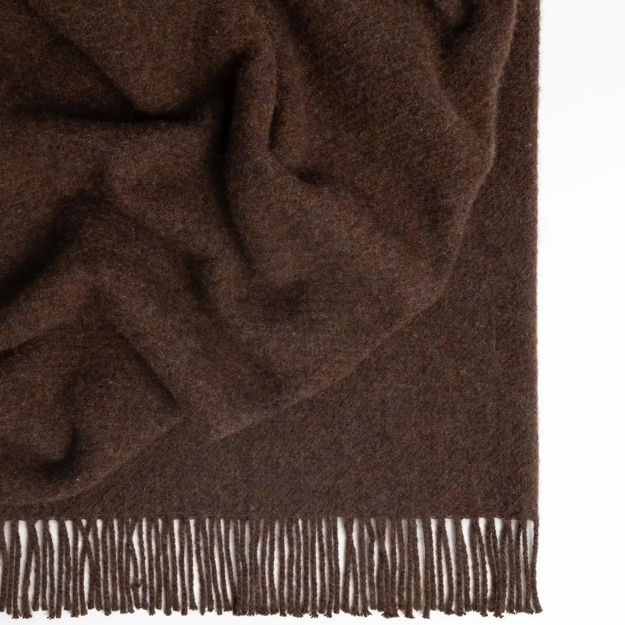 Weave Throw Bressay Chocolate