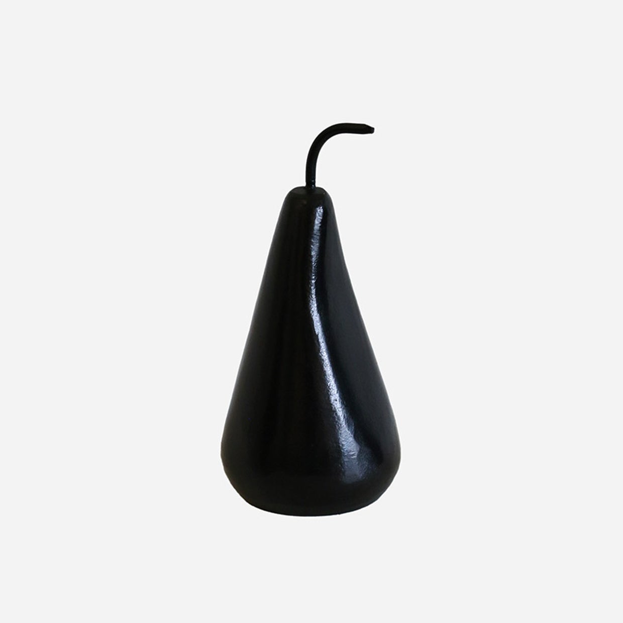Marble Decorative Pear, Black