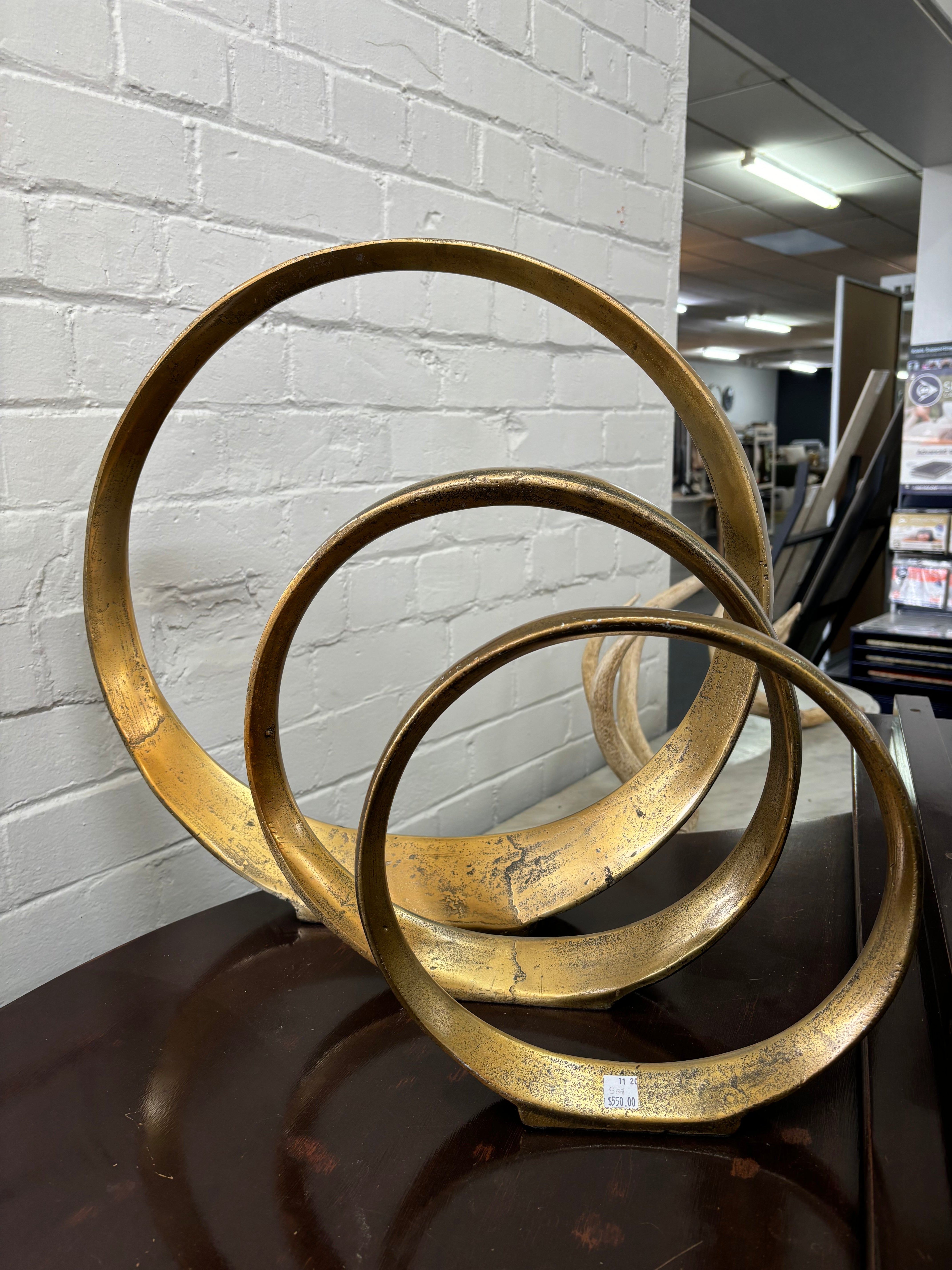 Round Loops Brass Set 3