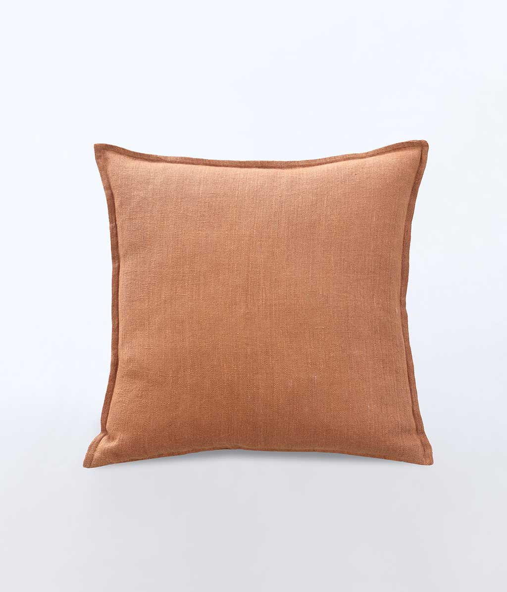 Linen Cushion 50x50 Clay