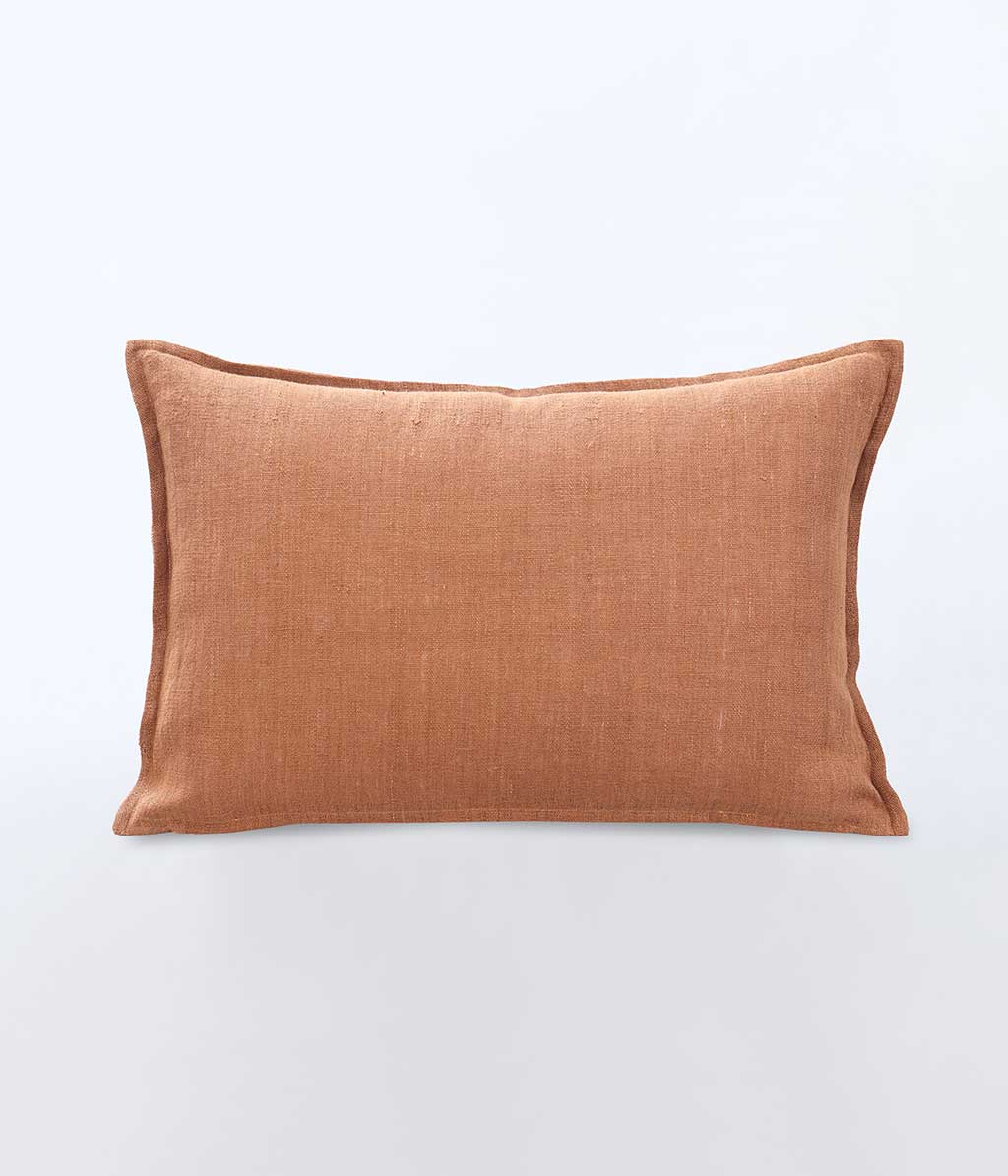 Linen Cushion 40 x 60 Clay