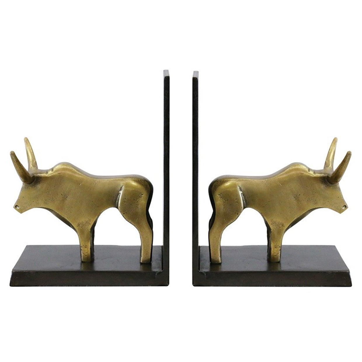 Bull Bookends