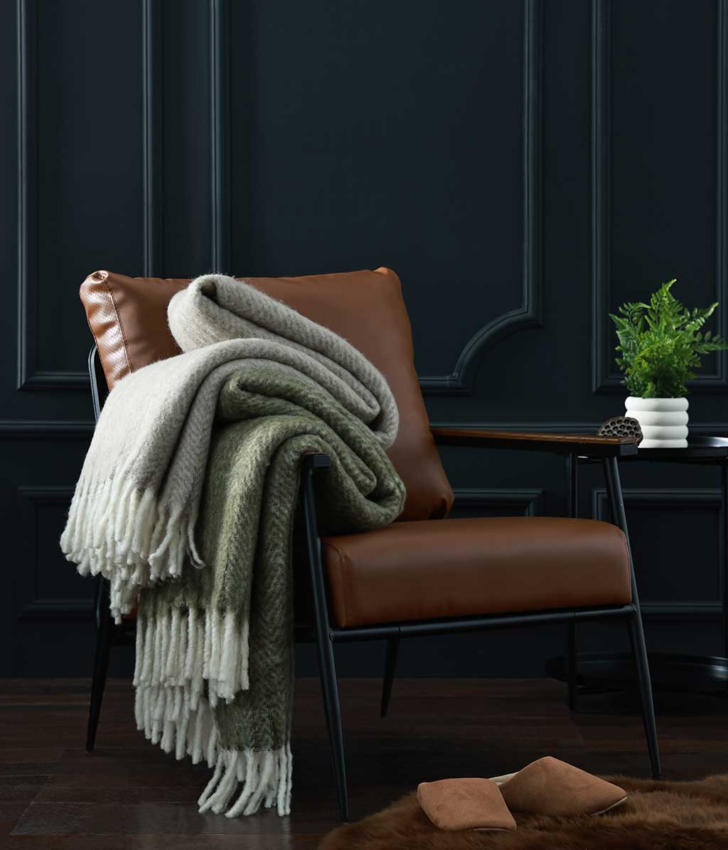 NZ Wool Throw Natural 130 x 200cm