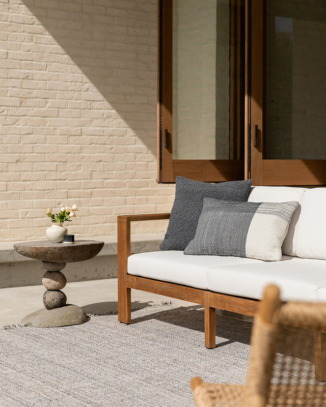 Piper Outdoor Cushion Steel Blue 50 x 50cm