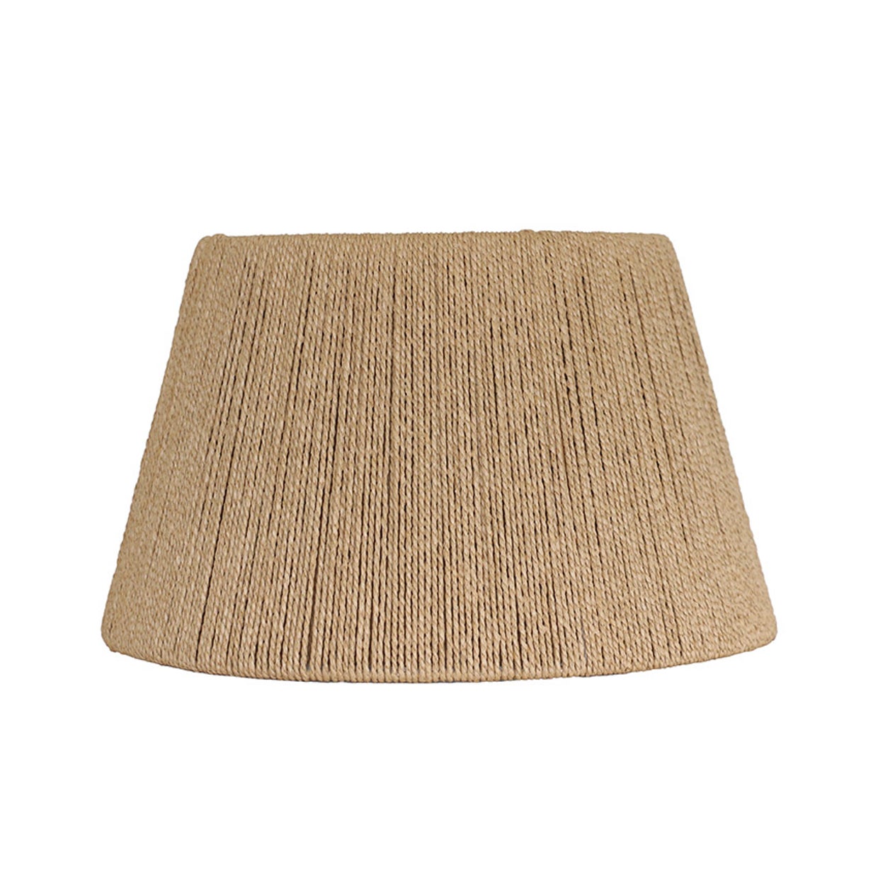 Java Wooden Urn Lamp Black/Natural Loom Shade