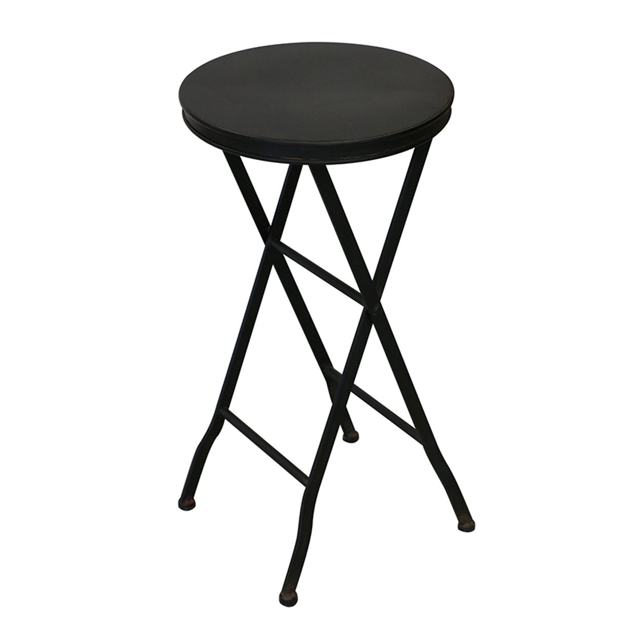 Metal Side Table Black